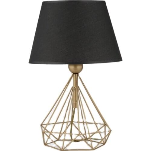 Hmydesign Stylish design Home Office Living Room Bedroom For Useful Table Lamp Kerkii Lampshade Gold-black