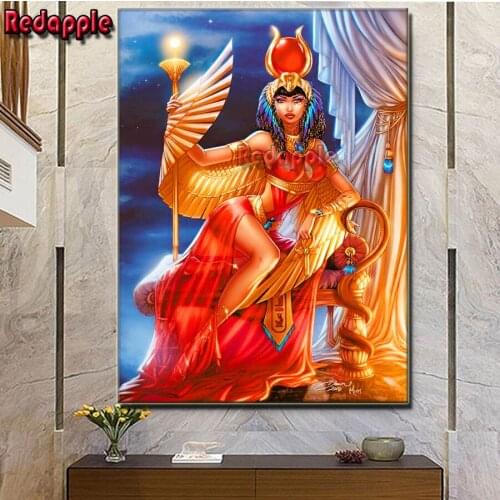 Cleopatra Full Round /Square drill DIY Diamond Painting Queen of egypt Diamond Embroidery 5D Diamond Cross Stitch Diamond Mosaic