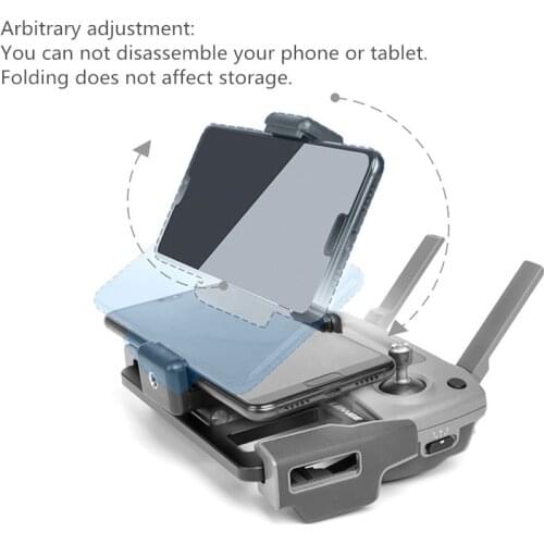Mavic drone Remote control holder phone tablet Tray for dji mavic 2 pro zoom / pro 1/ /air /spark /mavic mini drone Transmitter