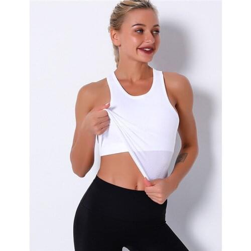 Sleeveless yoga Crop Top Slim Fit Tank Top High Impact Running Vest Cusual BackLess Fitness Shirts Soft Women Shirts Yoga Vest