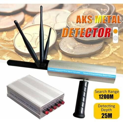 AKS Metal Detector Remote Positioning Underground Handhold 3D Gold Silver Gems Detector 1200m Long Range Diamond Finder Tracker