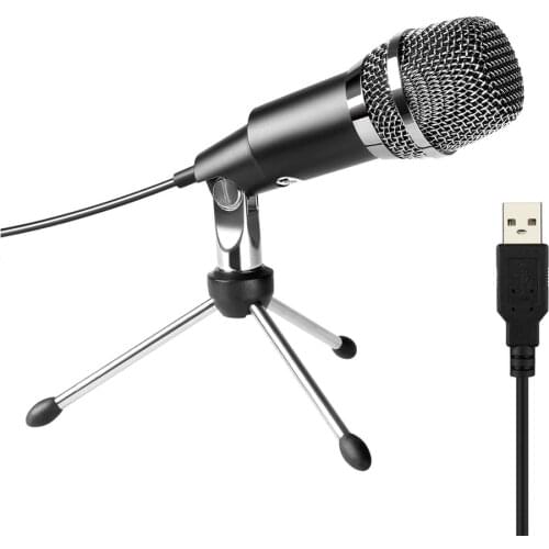 FIFINE USB Microphone for Video Recording Instrument Game youtube Home Studio suit for Computer Macbook High Sensitivity