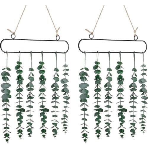 Eucalyptus Wall Hanging Decor Greenery Boho Home Bedroom Wedding Decoration
