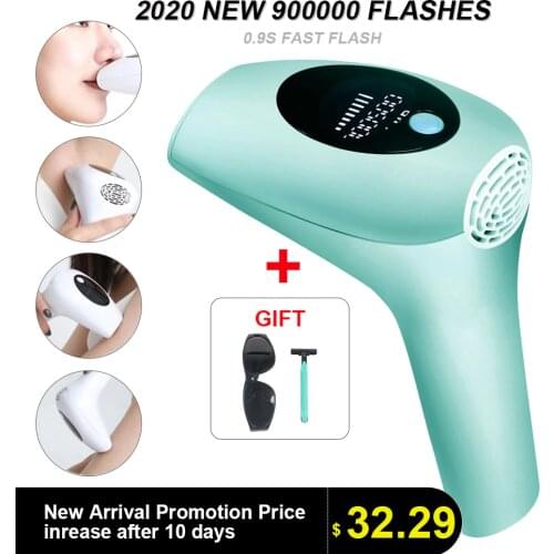 New 900000 Flashes Laser Epilator Permanent IPL Photoepilator Laser Hair Removal depiladora Painless electric shaving Dropship