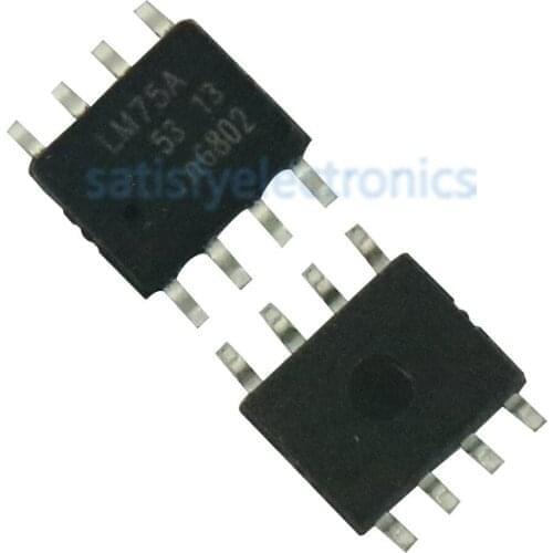 2PCS NEW LM75AD LM75A SOP-8 I2C Digital Temperature Sensor IC NEW