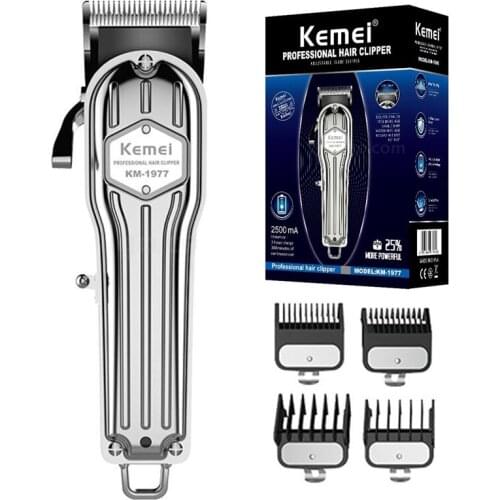 Original corded crodless adjustable hair clipper beard finishing metal housing rechargeable hair trimmer electric hair cutting