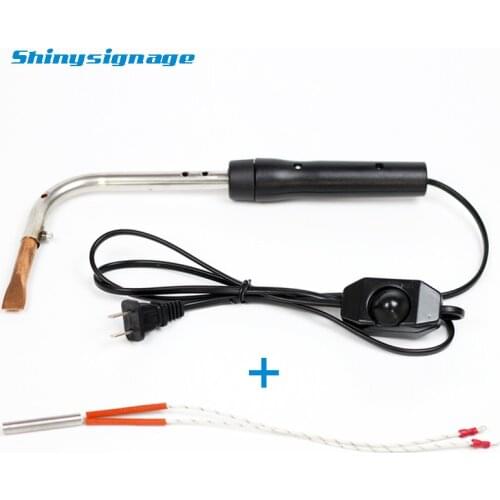 250W Electric Metal Soldering Iron Temperature-Control Welding Tool for Channel Letter Making Plus Heater Element