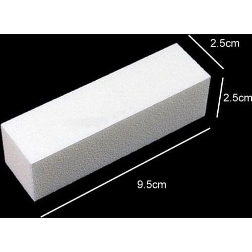 5Pcs White Buffing Sanding Files Block Pedicure Manicure Care Nail Art Buffer File for UV Gel Nail Polish Nail Art Tools #1015