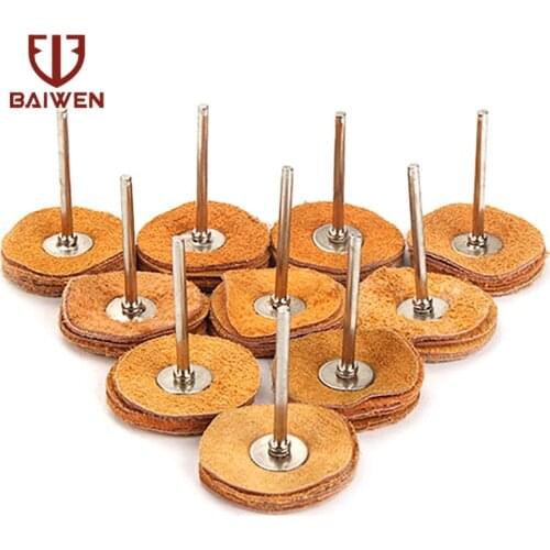 2/6/10/20Pcs mini Jewelry Metals Polishing Buffing Grinding Wheels Wool Felt Polisher Disc Pad for Power Rotary Tool Accessories