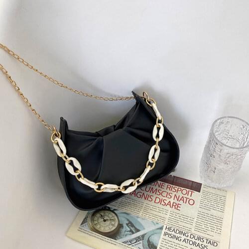 Simple Design Handbags For Women 2021 New Trendy Female Crossbody Bag Foreign Style One-Shoulder Diagonal Cloud Bag Casual Bag