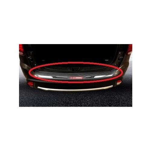 Stainless steel Inner Rear Bumper Protector Sill Trunk Tread Plate Trim Fit For Mitsubishi Outlander 2016 Car styling