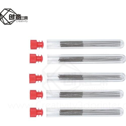 Creativity 10pcs/set 3D printer Stainless Steel Nozzle Cleaning Needle Drill Bit 0.2mm 0.25mm 0.3mm 0.35mm 0.4 accessories