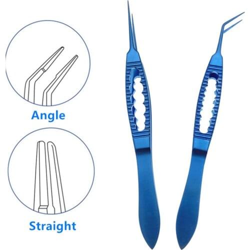 Titanium Straight Angle Tying Forcep 102mm ophthalmic surgical instrument