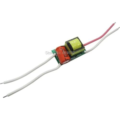 10PCS/LOT 1W LED Driver Input AC60-240V Output 2-4V 350MA Power Supply For1W LED Light DIY LED Lamp Driver Free Shipping