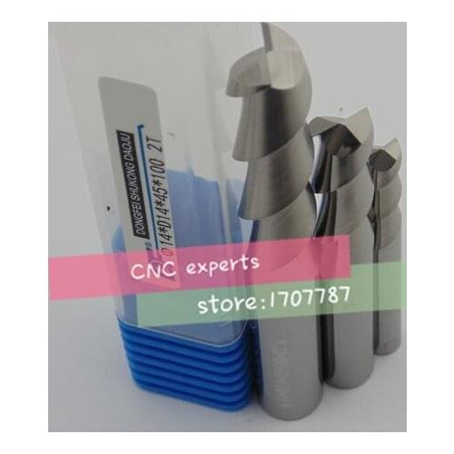 2 Flute 2F-M1.0~M16.0 CNC tool tungsten alloy milling cutter special flat aluminum alloy cutter aluminum alloy milling cutter