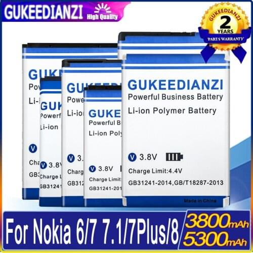 HE316 Battery For Nokia 6 N6 TA-1000 TA-1003 TA-1021 For Nokia 7 8 7 plus 7.1/8 Sirocco HE317 HE335 HE345 HE347 HE346 HE333