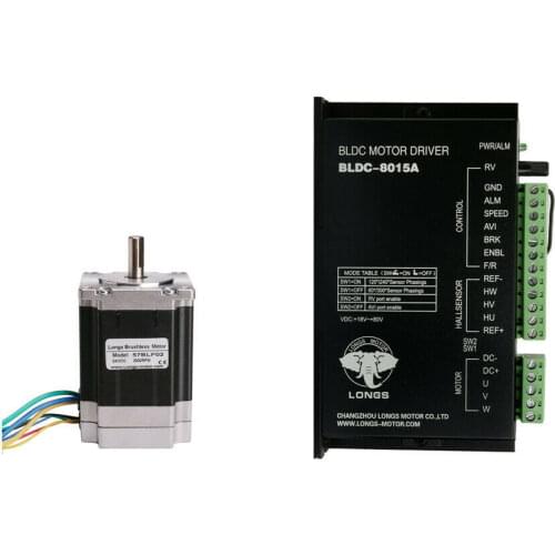 Free Ship to US/EU Brushless DC Motor 125W 24V 3000RPM 1.2N.m 57BLF02 Peak DC Driver Controller Medical Devices