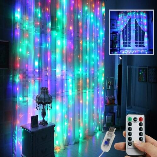 BR LIGHT LED Garland Curtains