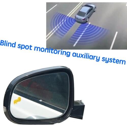 Car BSD BSM BSA Blind Area Spot Warning Drive Mirror Rear Radar Detection System For Jaguar XE XEL 2015~2020