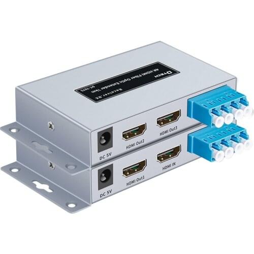 Dtech 4k Hdmi Four Fiber Extender 1km HDMI Extender for Computer