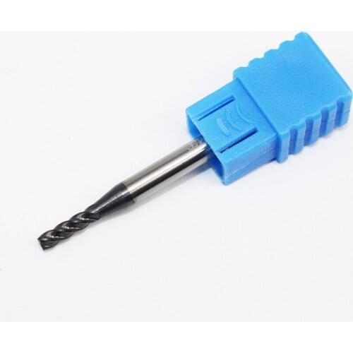 D2.5X8LXD4X48L 1PC 4 Flutes Carbide End Mill Set Mayitr Tungsten Steel HRC50 Hardness CNC