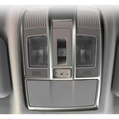 For Mazda CX-3 CX3 2016 2017 2018 ABS Matte front reading light lamp switch frame cover trim Car styling accessories 1PCS