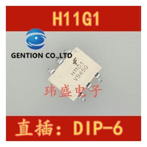 10PCS H11G1 DIP6 photoelectric coupling isolator transistor output H11G1M H11G1SR2M in stock 100% new and original