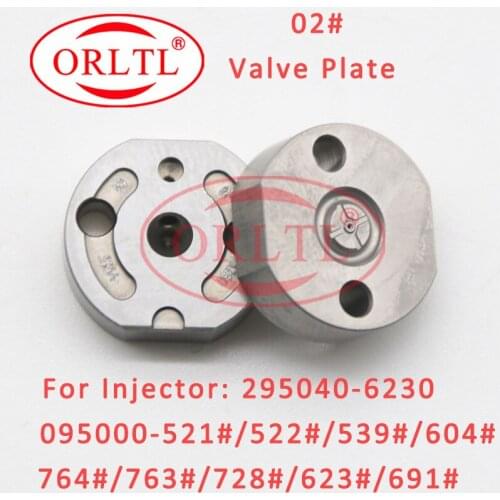 Common Rail Injector Orifice Plate Valve 02# Valve Assemble For Injector 295040-6230 095000-521#/522#/539#/604#/764#/763#/728