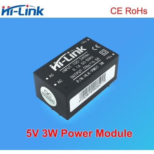 2pcs/lot low cost AC-DC 220V to 5V power supply compact switching power supply module led power supply