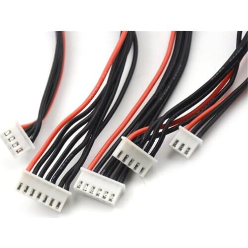 New 200MM 2S 3S 4S 5S 6S1P Balance Charger Cable 22 AWG Silicon Wire 600V Hot Sale