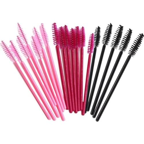 500sets 50pcs/set Disposable Eyelash Brush Mascara Applicator Brushes Eyelash Comb Brushes Spoolers Makeup 2018