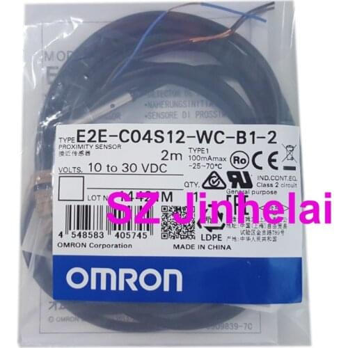 OMRON E2E-C04S12-WC-B1-2 Authentic original Proximity Switch Sensor 2M