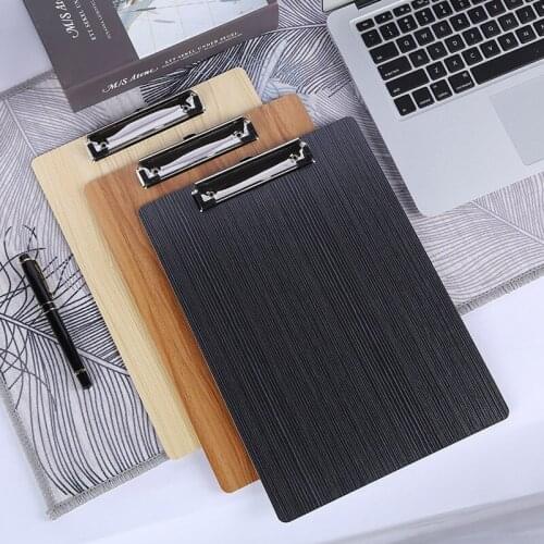 A4 Letter Size Wooden Clipboard Writing Clipboard Paper Holder Clip Board Menu Holder Board File Document Wood Clipboard