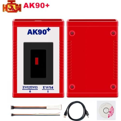 AK90+ OBD2 Car Key Programmer For BMW V3.19 AK90 plus for BMW CAS/EWS from 1995-2009 AK90 + Key Programming OBD Tool