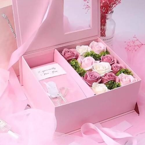 Transparent Clamshell ValentineS Day Confession Birthday Party Gift Box Luxury Bride Souvenir Package Cardboard