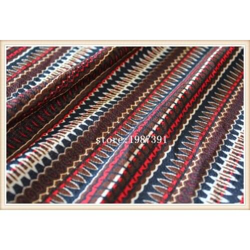 145cm width Paris pearl fabric Geometry pattern Stripe can't see through for skirt suit-dress headband CH-4767