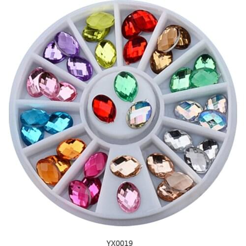 1 Box Nail Rhinestones for Nail Decoration Designer Nail Art Accessories Nail Art Decorations Tools Nail Jewelry Nail Diamonds