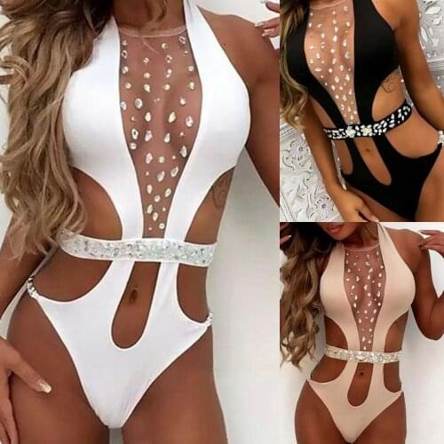 Urkutoba Swimwear With Rhinestones