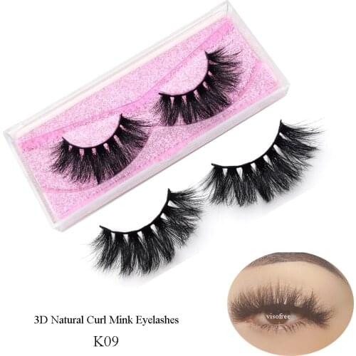 Visofree Beauty High Quality eyelashes 3D MINK Natural False Eyelashes Tenuous Handmade Eye Lashes Professional Makeup Lashes
