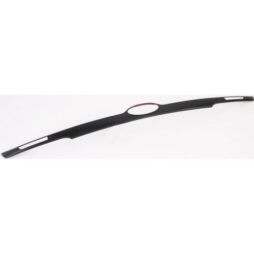 For Kia Seltos 2019 2020 Carbon Fiber Rear Trunk Lid Cover Trim Tail Protector Back Trunk Cover trim Car Styling Accessories