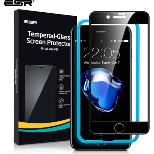 ESR Tempered Glass for iPhone 8 7 Privacy Screen Protector Full Cover HD Anti Blue Light Anti Spy Glass Film for iPhone 8 7 New