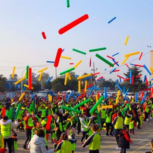 4pcs/set 4 colors Kids Outdoor Exercise Sense Training Equipment Air Inflatable Stick Educational Sports Toys for Kindergarten