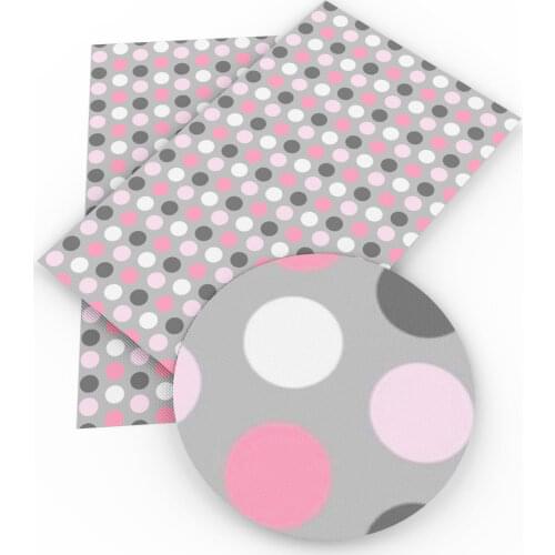 David accessories 30x140cm dot faux artificial Synthetic leather fabric hair bow diy decoration crafts 1piece,1Yc4007