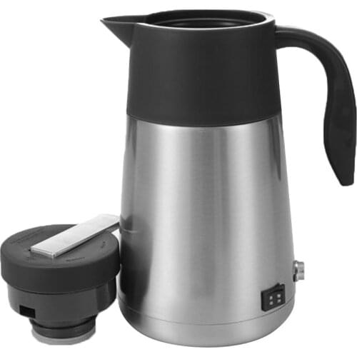 1300ml Auto Car Heating Cup 12V 24V Car Boiling Mug Electric Kettle Boiling Vehicle Thermos With Car Cigarette Lighter Plug