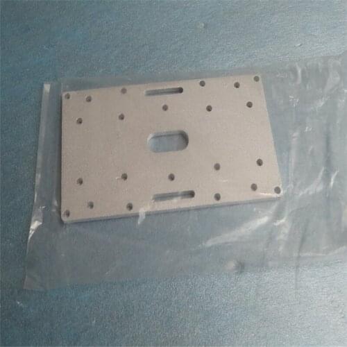 Balance Car Aluminum Alloy Chassis Plate 119mm*64mm*3mm Balance Car Fixed Plate