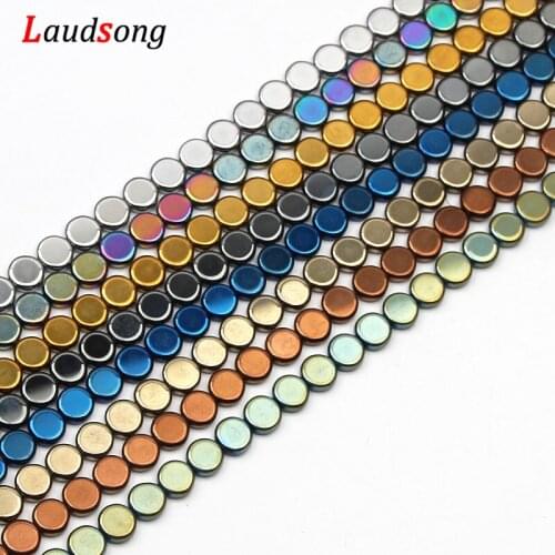 55pcs/Strand Natural Hematite Beads 8mm Round Beads for Jewelry Making DIY Natural Stone Beads Bracelet
