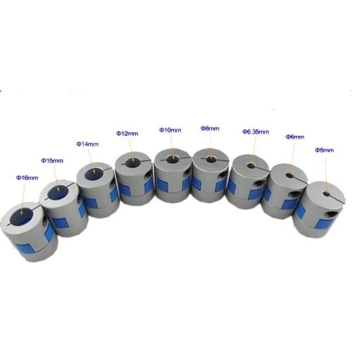 D30*L35 High Strength Flexiable Coupling Aluminium Alloy Plum Model Motor Shaft Coupler with Inner Diameter