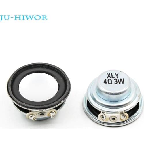 2pcs 4R 3W Loudspeaker 32MM Speaker 18MM Internal Magnetic Single Magnet PU Edge Height 17MM