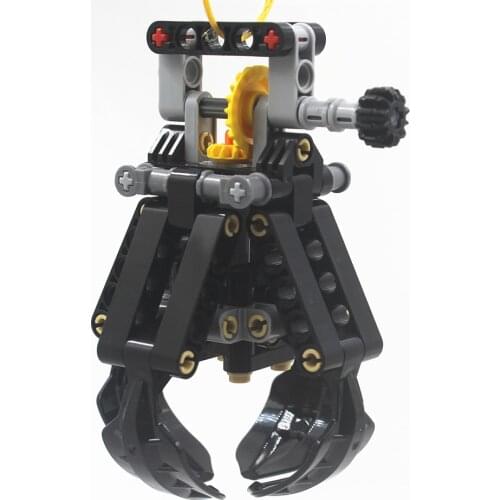 MOC Building Blocks Self-Locking Bricks Technical Parts TECHNICAL 4 Lifting Claws compatible with lego for Boys Toy ETFOM