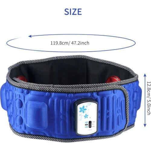 Slimming Belt Massage Electric Vibrating Waist Exercise Leg Belly Fat Burning Heating Abdomen Massager Slimming Belt For Beauty